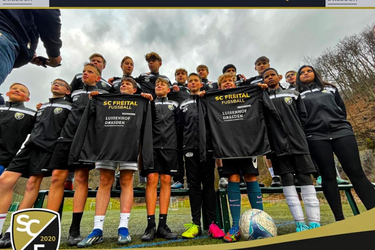 Teamkleidung für Nachwuchskicker des SC Freital